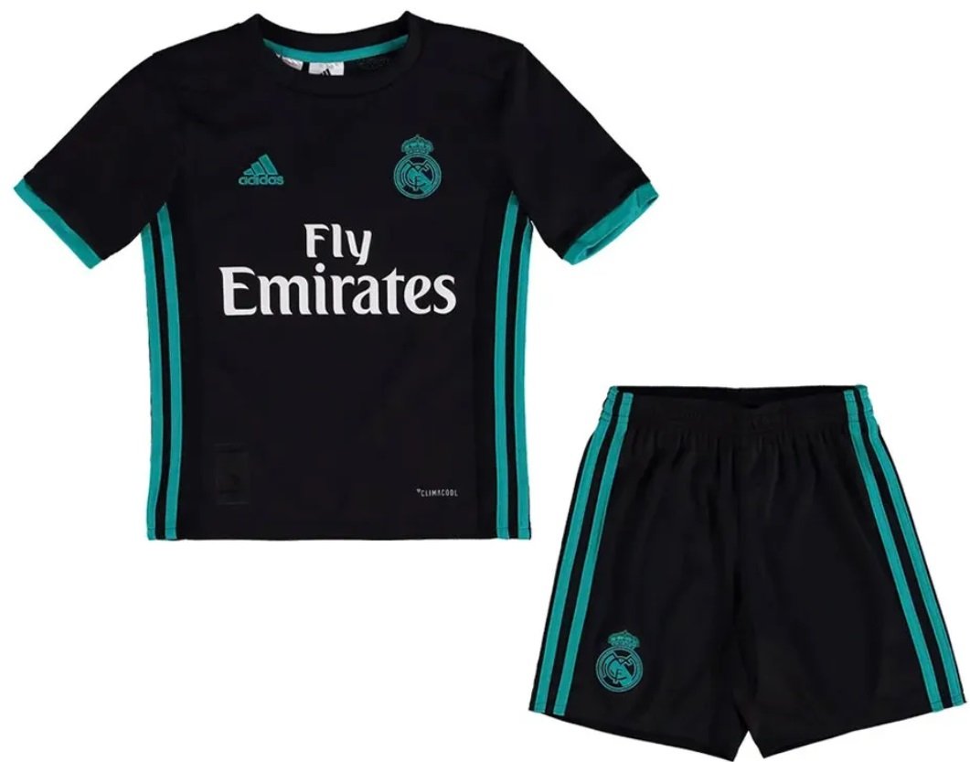 Kit infantil III Real Madrid 2017 2018 Adidas retro  